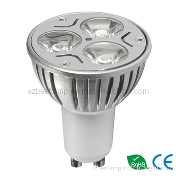 3x3w LED Bulbs GU10